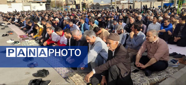 نماز عید سعید فطر در شهر جعفریه قم