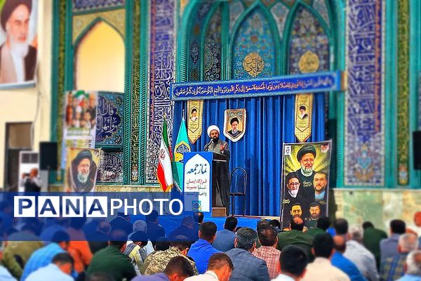 مراسم اولین سالگرد شهدای خدمت در شهرستان باشت