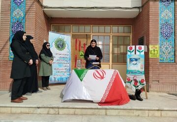 برگزاری یادواره شهدا در هنرستان بصیرت آشخانه