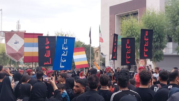 جلوه‌هایی از حرکت نمادین کاروان اسرای کربلا در قم