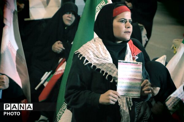 اجتماع مردمی بیعت با رهبر انقلاب در نیشابور 