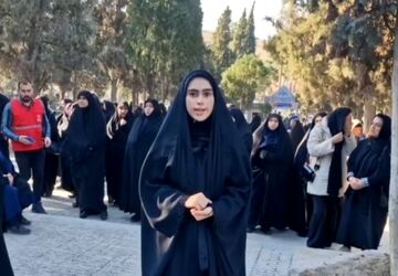 تشییع باشکوه پیکر مطهر شهید سرگرد ابوالفضل عرب در گالیکش