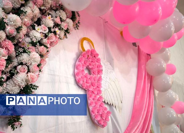 مراسم لبخند فرشته‌ها در شهرستان بام و صفی آباد