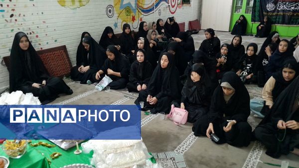 عزاداری دختران احلی من العسل به مناسبت شهادت حضرت رقیه(س)