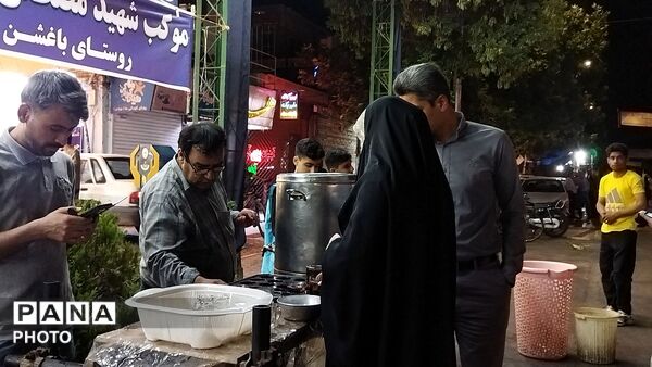 موکب شهید مصطفی صدر زاده در نود و نهمین  شب از اجتماعات 