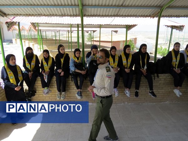 اردوی تمشک دختران بجنورد در اردوگاه شهید چمران 