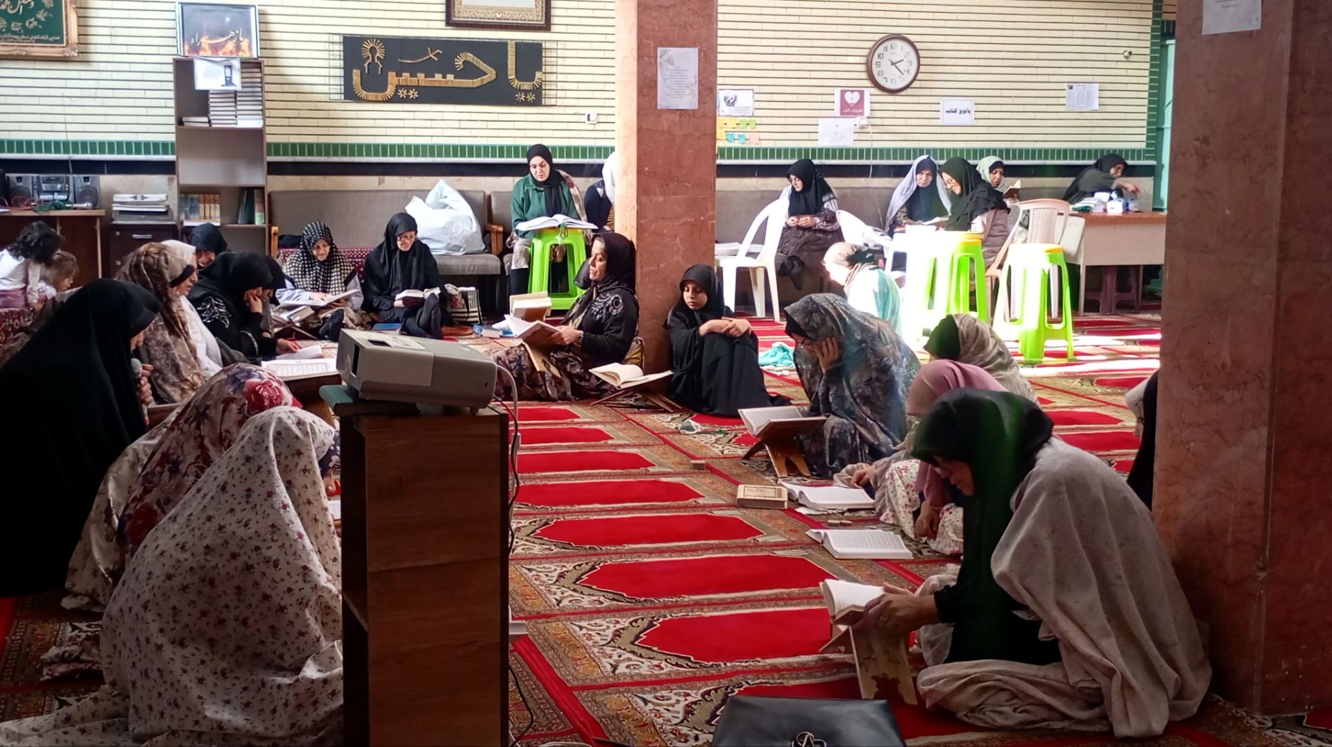 سومین روز اعتکاف دانش‌آموزان شهرستان فردیس