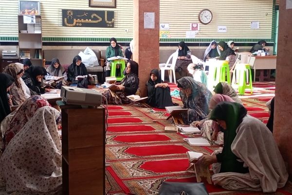 سومین روز اعتکاف دانش‌آموزان شهرستان فردیس