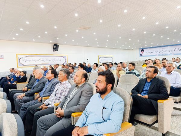  آیین و تکریم فرمانده نیروی انتظامی شهرستان خلیل آباد 