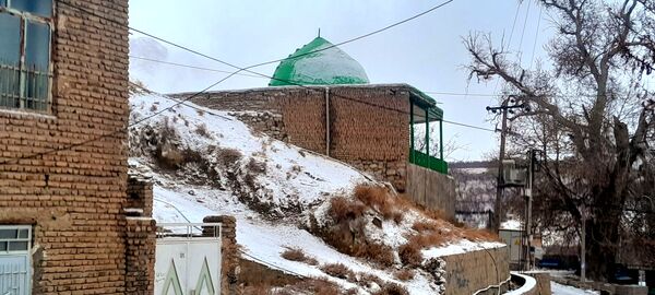  دومین برف پاییزی در شهر بار 