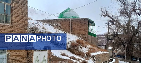  دومین برف پاییزی در شهر بار 