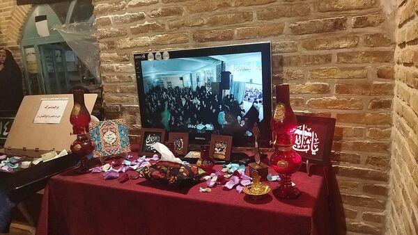 گذری بر چایخانه حضرت فاطمه زهرا در مسجد جامع نیشابور 