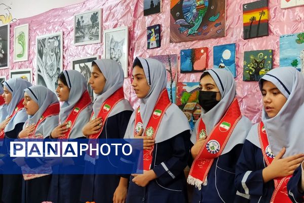 افتتاحیه جشنواره فرهنگی هنری ماها در دبستان قدر بهارستان۲