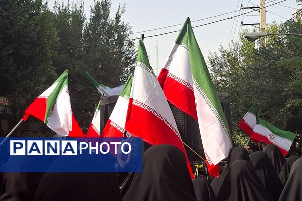 مردم قرچک در سوگِ سردار شهید حسن خوانساری 