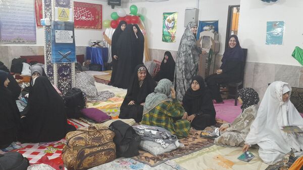 افتتاحیه اعتکاف در مسجد قائم المهدی جاهدشهر 