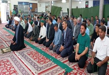 اقامه نماز جمعه در مسجد جامع شهر بار