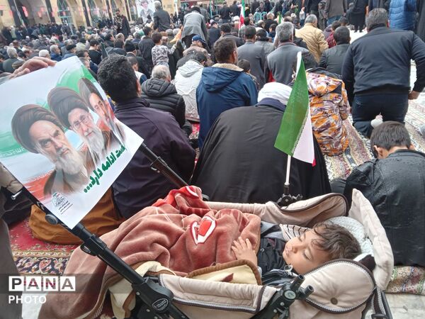 اقامه نماز عبادی سیاسی جمعه در روز قدس نیشابور 