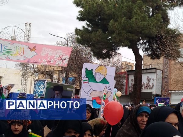 راهپیمایی 22 بهمن با حضور گسترده ای از مردم در شهرستان نیشابور