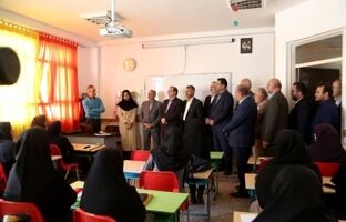 بازدید وزیر آموزش و پرورش از مدرسه خیرساز صادقین