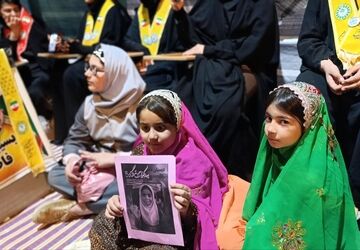 برپایی موکب دانش‌آموزی در فارسان به‌ مناسبت روز دختر