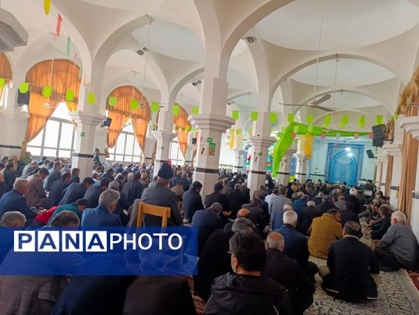 نماز عبادی و سیاسی در شهرستان خلیل آباد