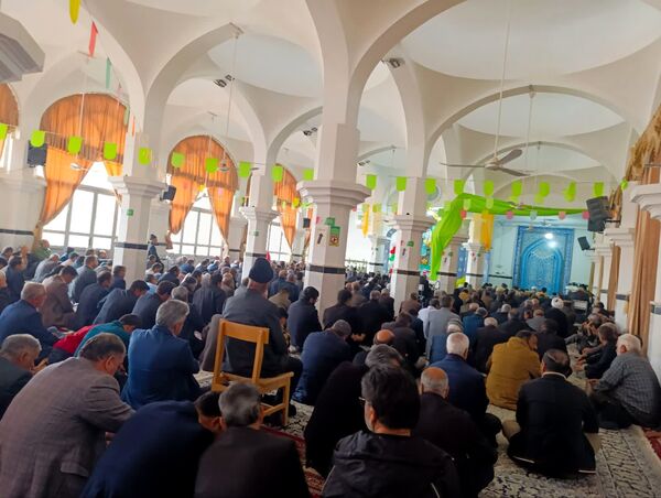نماز عبادی و سیاسی در شهرستان خلیل آباد