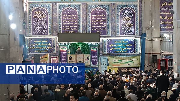 نماز عبادی سیاسی جمعه در شهرستان نیشابور