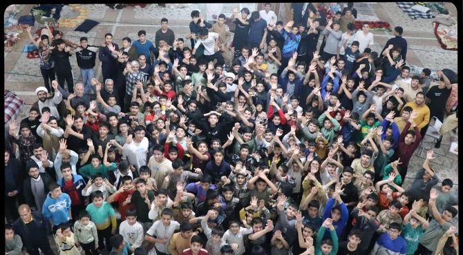 گزارشی متفاوت از اعتکاف دانش آموزی در کاشمر؛ سه روز در حالت پرواز