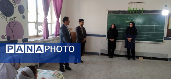 بازدید مسئولین آموزش و پرورش از دبستان دخترانه شهید نجفی فدافن
