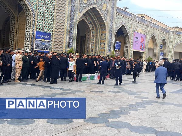 تشییع پیکر شهدای نیروی انتظامی مشهد مقدس