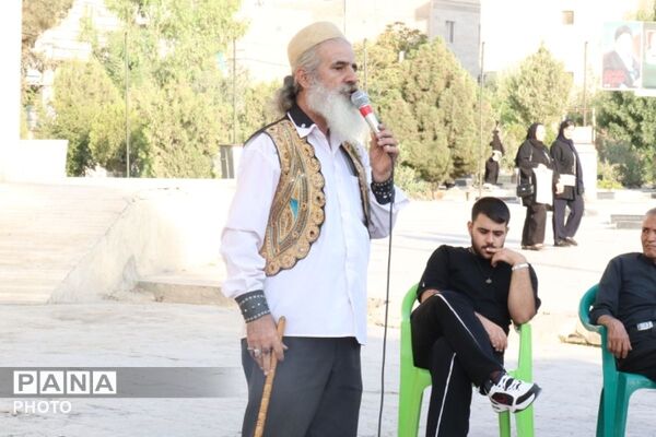 طنین تعزیه در صحن امام‌زاده عقیل (ع) اسلامشهر 