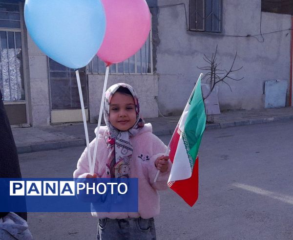 راهپیمایی مردم جعفرآباد قم در جشن سالگرد پیروزی انقلاب