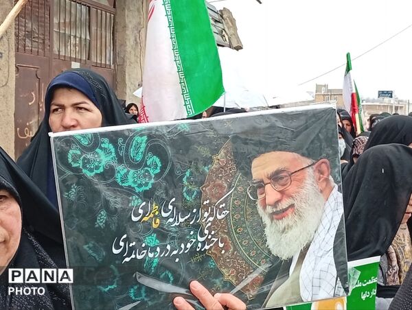 قدمهای استوار مردم علی آباد پبرای اتحاد قدس