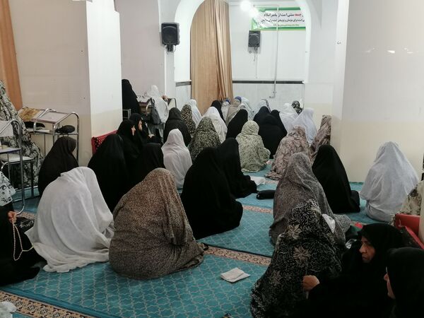 نماز جمعه در مسجد جامع شهرستان خلیل‌آباد