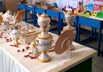 نمایشگاه هنرهای دستی دبستان نعمت‌الهی آباده
