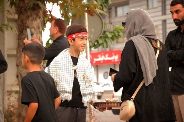 پیاده روی دلدادگان هم نفس با زائران کربلا