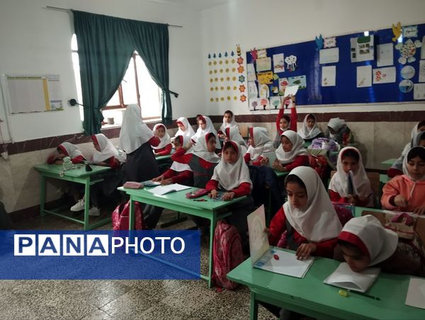 طرح کالک‌نویسی کانون یاران در مدرسه پیامبر اعظم آشخانه