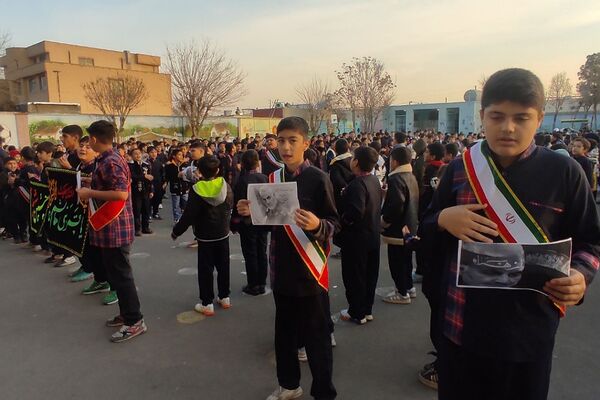 گرامیداشت شهادت شهید سلیمانی در دبستان امامت یک باقرشهر