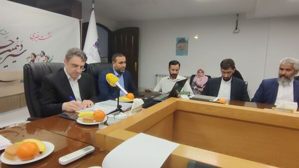 نشست خبری جشنواره سرود دانش‌آموزی بنیاد فرهنگی رضوی مشهد 