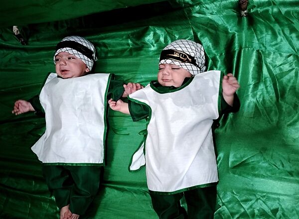 آیین شیرخوارگان حسینی در نخستین روز محرم در مساجد  نیشابور و شهر بار