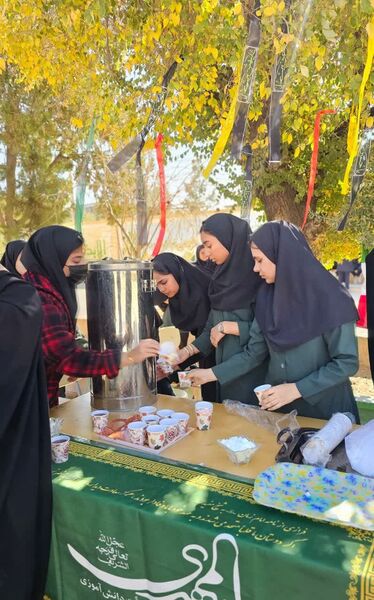 استقبال از شهید گمنام در مدارس ابرکوه