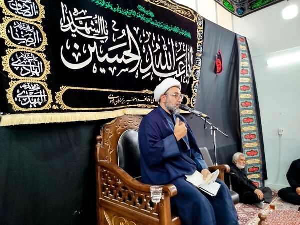مجلس عزای حسینی در حوزه علمیه امام صادق (ع) کاشمر