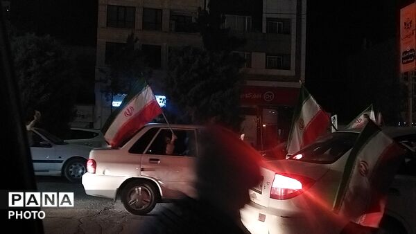 رژه ماشینی در بلوار فضل نیشابور 