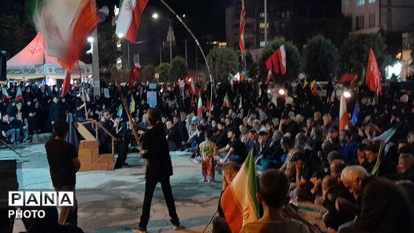 مراسم شب دوم محرم در بلوار فضل نیشابور-۲