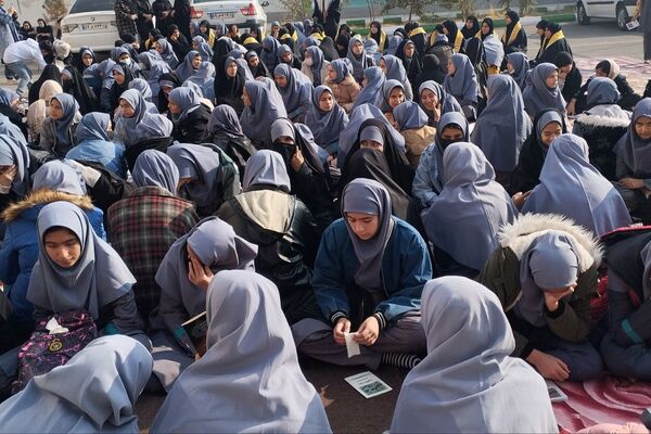 مراسم فاطمیه در مدرسه والدین آناخاتون تبریز
