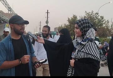 گزارش خبرنگار پانا از پیاده‌روی «امت احمد» در قم