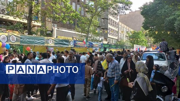 تهران در لباس سبز تولد امام رضا (ع) 