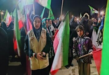 اجتماع مردمی شهر بار نیشابور  در محکومیت جنایات رژیم صهیونسیتی