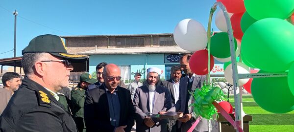  آیین افتتاح طرح شهید سردار سلیمانی در باخرز