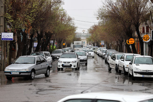 باران نوروزی در آباده